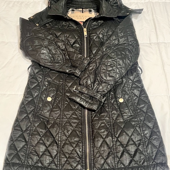 Burberry Brit Quilted Coat size M with Hood-NO BELT!! - Picture 14 of 14